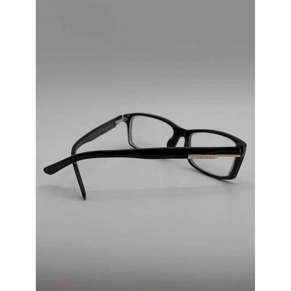 Burberry B 2077 Black Rectangular Eyeglasses Frames Italy 52-16-140